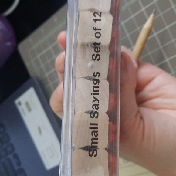 Small Sayings Stampin Up set of 12 - Picture 3 of 3